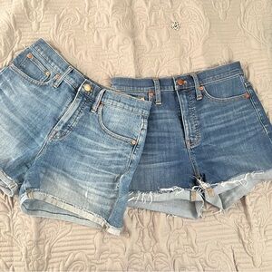 Madewell high-rise shorts 26